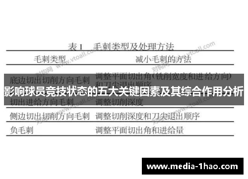 影响球员竞技状态的五大关键因素及其综合作用分析
